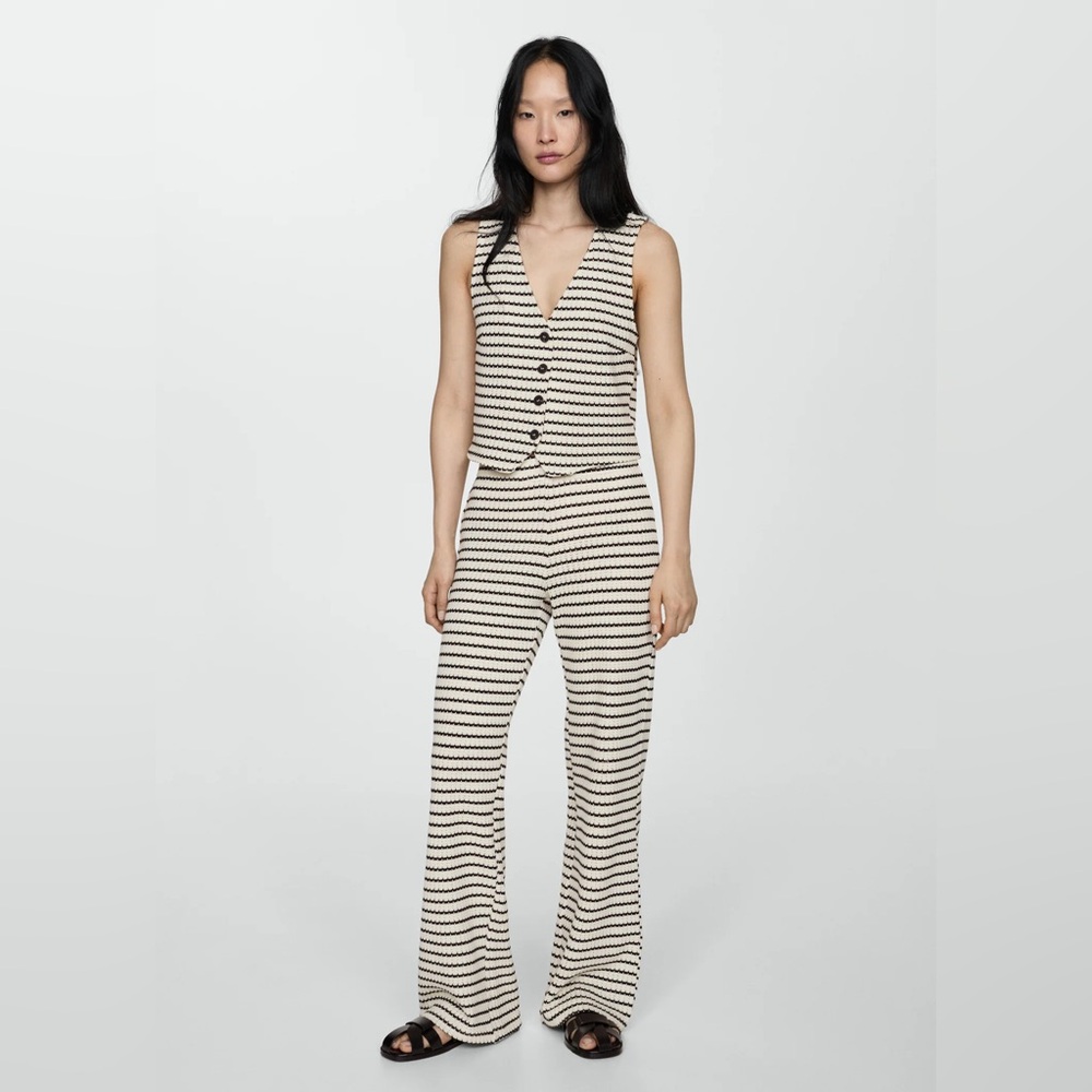 NWT House of Harlow Striped Sleeveless Jumpsuit
